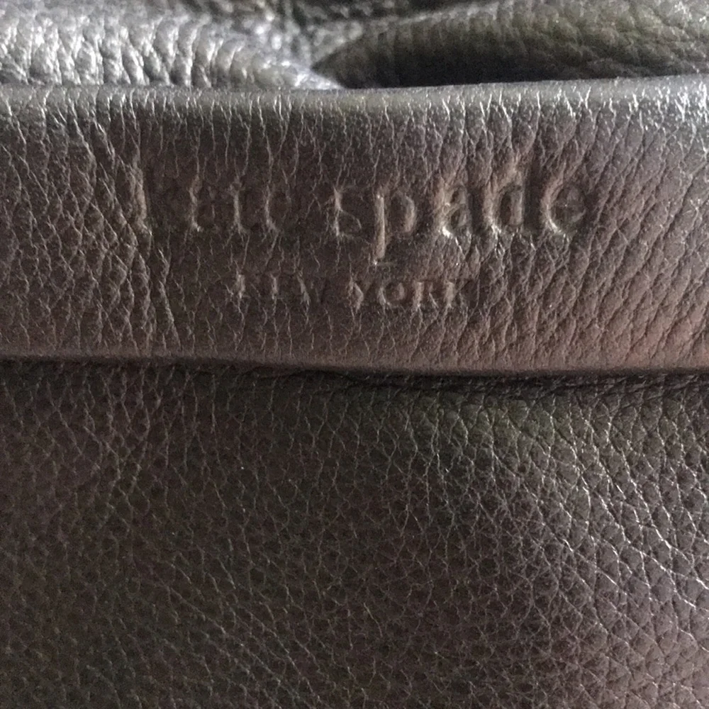 kate spade Westbury opus pebbled black leather satchel